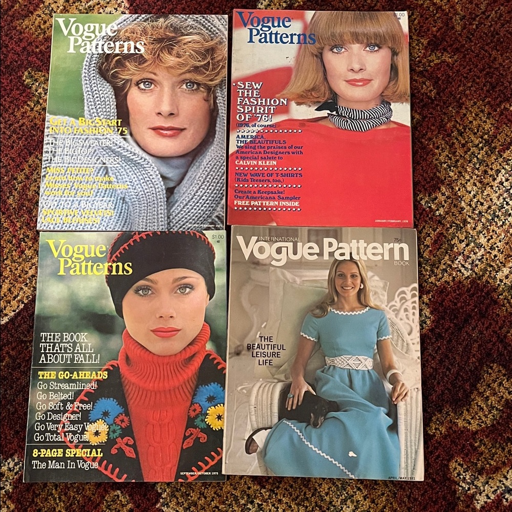 Vogue Pattern Book bundle 1970s